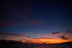 West Side Sunset from the water