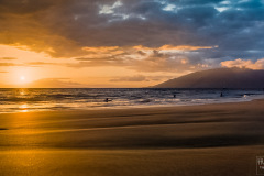 Kamaole Beach at Sunset